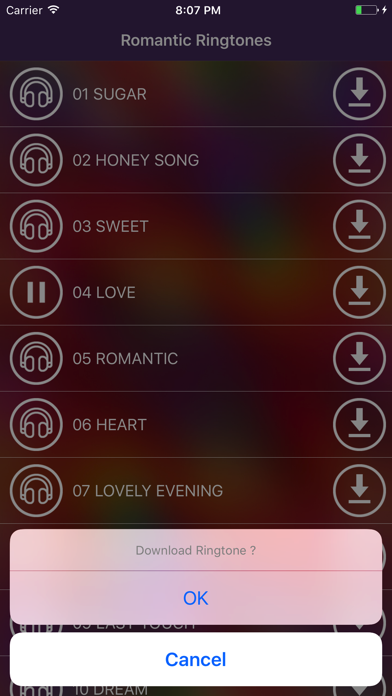 Romantic Ringtones – Love & Valentine´s Day Songs screenshot 3
