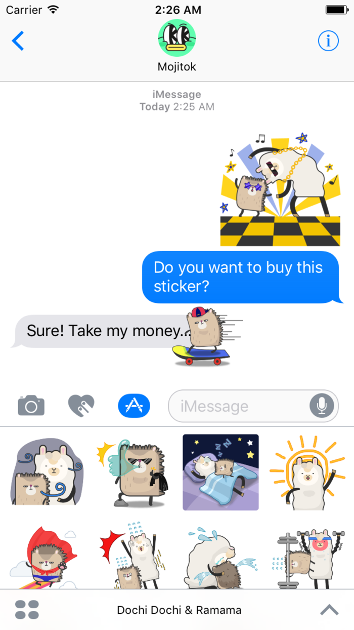 Dochi Dochi  Ramama Stickers