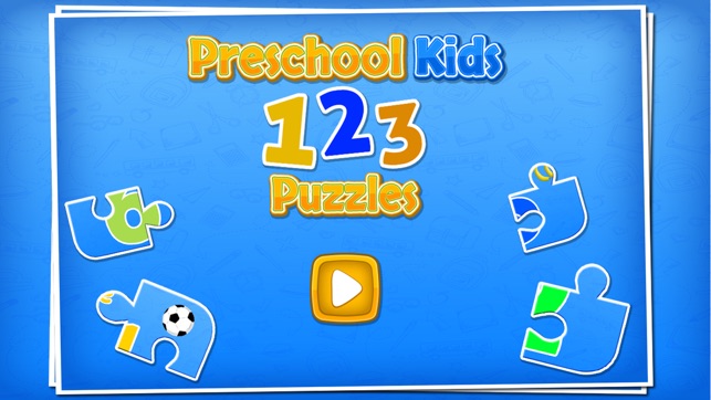 Preschool Kids Number Puzzles