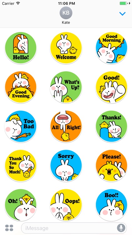 The Bunny Brat Stickers of stickers