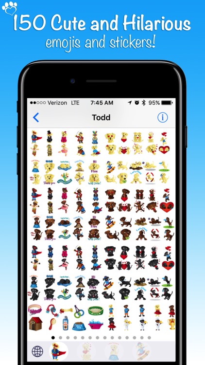 MyLabMoji - Yellow, Chocolate & Black Lab Emojis