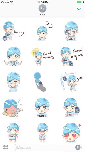 Aquarius the harmony boy stickers(圖2)-速報App