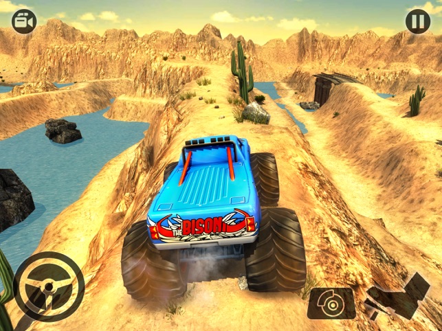 Offroad Monster Truck Desert Safari Hill Lái xe