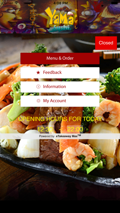 How to cancel & delete Yama Sushi Online from iphone & ipad 1