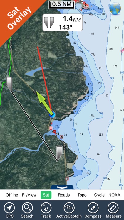 Cape Breton Highlands NP GPS charts Navigator