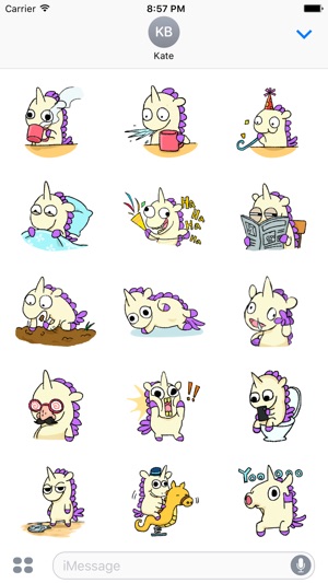 Unicorn Sticker - pony stickers for iMessage(圖3)-速報App