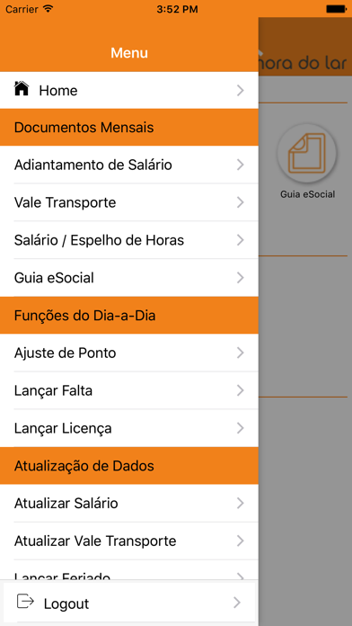 How to cancel & delete Hora do Lar - Empregador from iphone & ipad 2