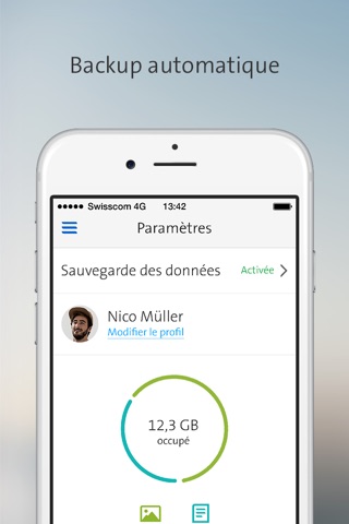Swisscom myCloud screenshot 3