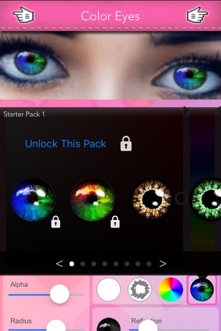 Eye Colorizer - Beauty Eye Color Changer Effect screenshot 4