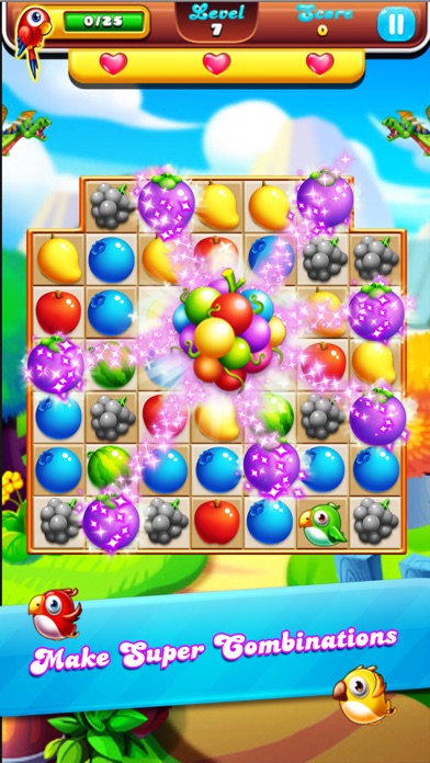 FARM FRUITS & PETS - MATCH 3 HERO MANIA 1.0 IOS GAME GIẢI TRÍ FARM FRUITS & PETS - MATCH 3 HERO MANIA 1.0 IOS