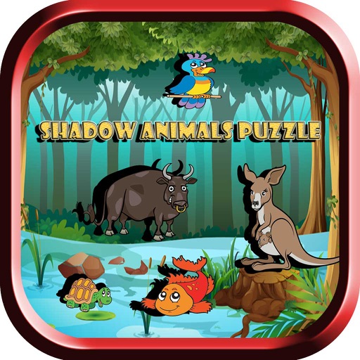 Animals Puzzle Shadow Shape Game: Learn for Kids Icon