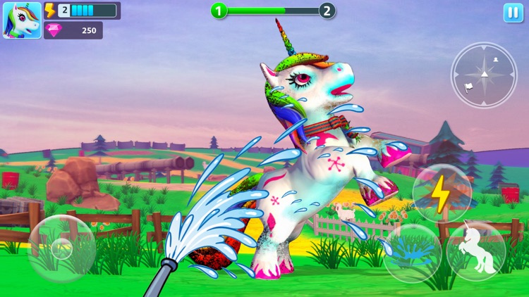 Baby Unicorn: Simulator Games screenshot-1