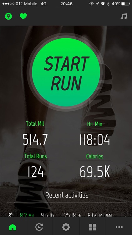 Running Distance Tracker.