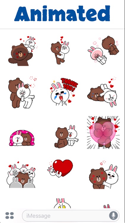 Bear and Bunny Love Animated by Binh Pham