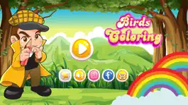 Game screenshot Birds Coloring Book Kids : games for boys & girls mod apk