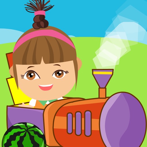 Amy and train-recognize animal vegetable&fruit iOS App