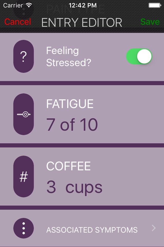 My Pain Diary & Symptom Tracker: Gold Edition screenshot 4