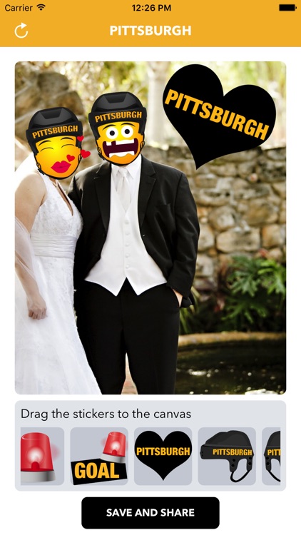 Pittsburgh Hockey Stickers & Emojis