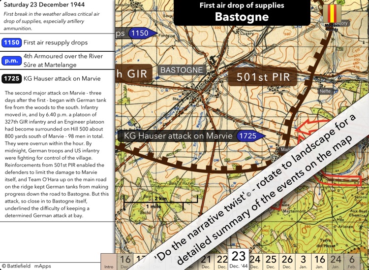 Battlefield mApps: Battle of the Bulge screenshot-3