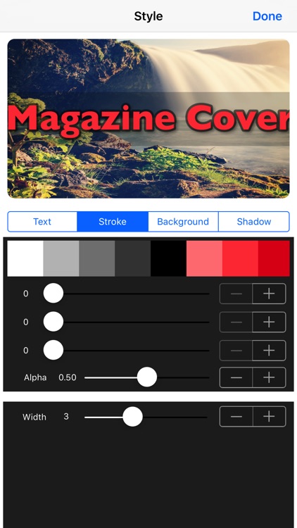 Magazine Cover - Filter, Add text style, 3D effect