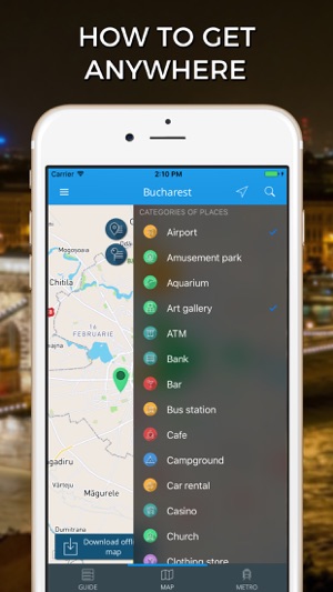 Bucharest Travel Guide with Maps(圖3)-速報App