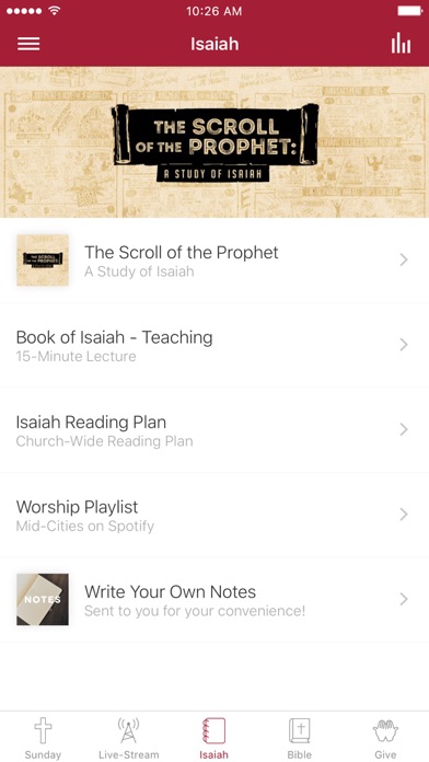 Mid-Cities Church App screenshot 2