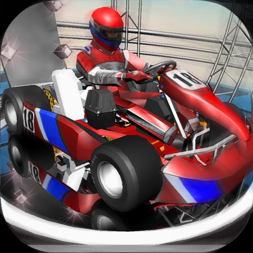 Kart VS Formula Sports Car Race Icon