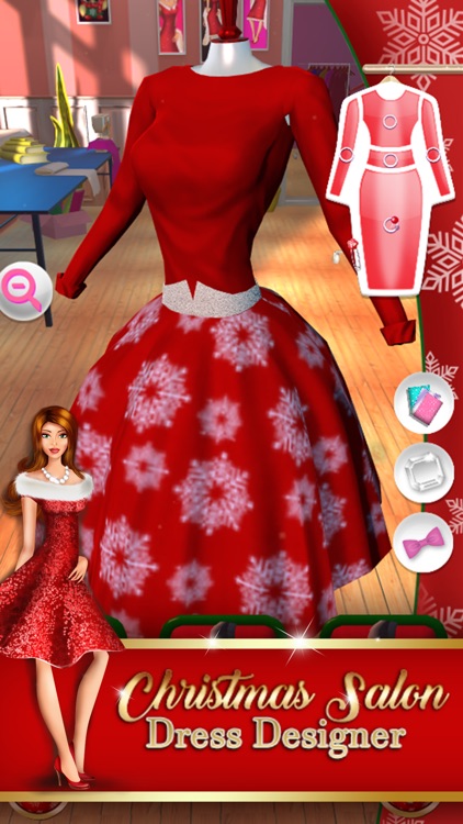 Christmas Salon Dress Designer: Fashion Dress Up