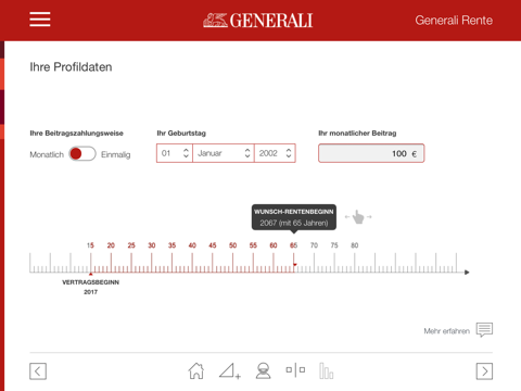 Generali Rente screenshot 2