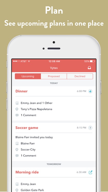 WeVyte Group Invites: Plan, Chat & Meetup by Text screenshot-3