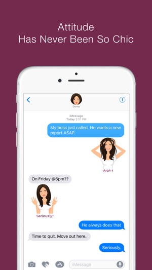 Telle-Donna: Chic stickers for women & girl talk(圖4)-速報App