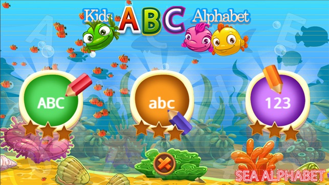 幼兒園學習信件號為小孩 ABC