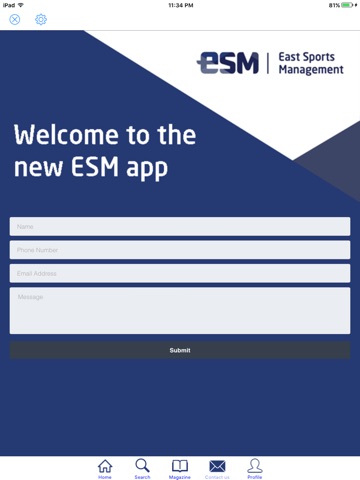 ESM-Online Ipad screenshot 2