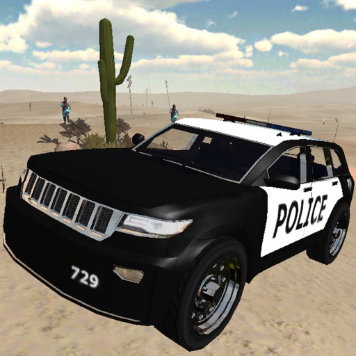 Police Car Offroad Driving & Zombies Game iOS App