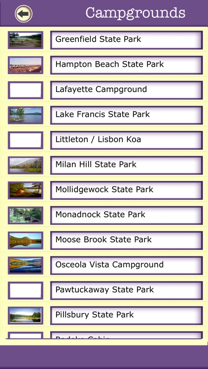 New Hampshire Campgrounds And Hiking Trails