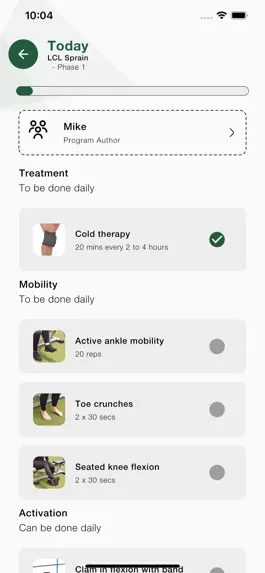 Game screenshot Sports Injury Rehabilitation apk