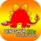 This coloring book game or educational dino drawing pages suitable all ages for your child, it is easy to play and drawing cute cartoon dinosaur or make your own dinosaur colorful by you