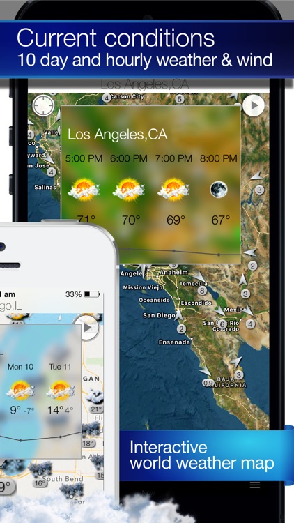Weather and Wind maps
