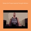 Biceps and triceps superset strength workout