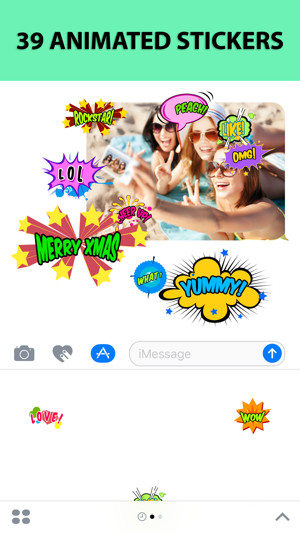 Comic 3D - Animated Comic Effect Stickers(圖1)-速報App