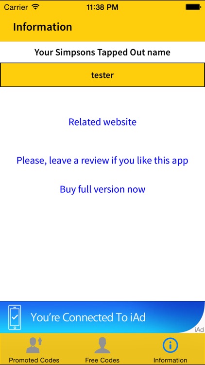 Friend Codes For The Simpsons Tapped Out - Lite screenshot-3