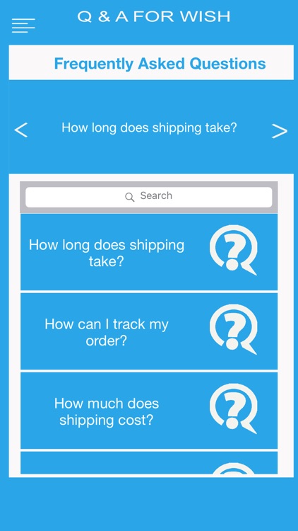 Q & A For Wish - Shopping Made Fun