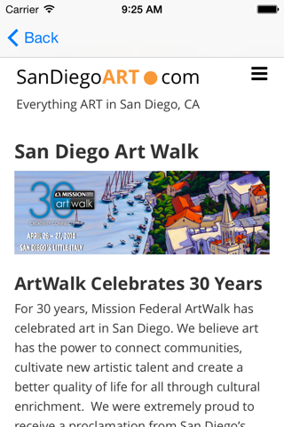 SanDiegoART.com™ - San Diego ART Group™ screenshot 3