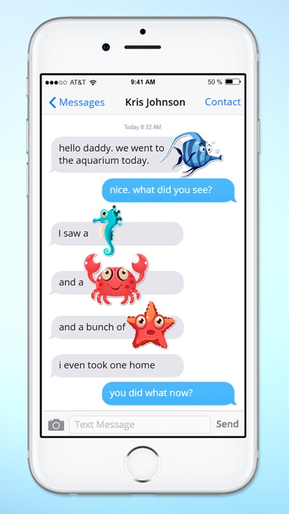 Funny Fish and Sea Life Sticker Pack