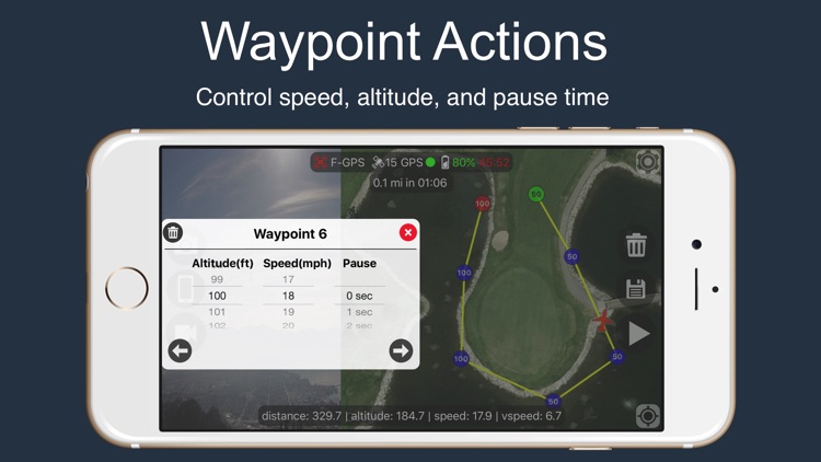 Flight Plan For DJI Phantom 2 Vision+