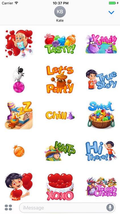 Happy New Year Sweets Sticker