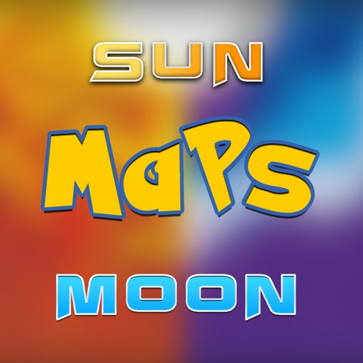 Maps & Core Locations for Pokémon Sun & Moon Free icon