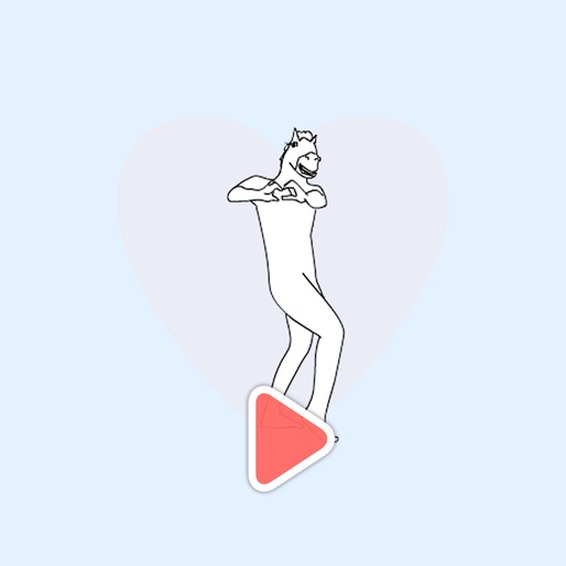 Extremely Horse Man - Animated Stickers Icon