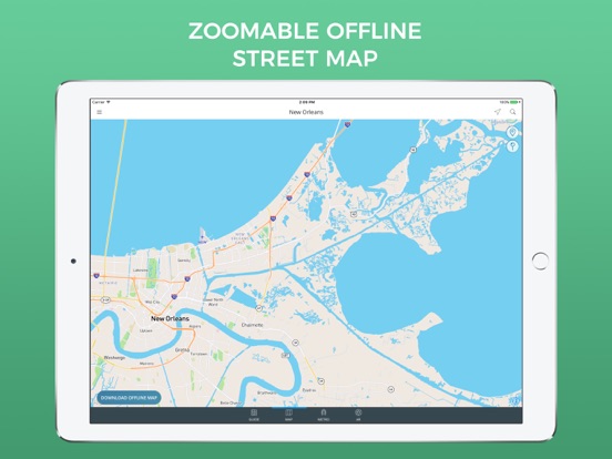 New Orleans Travel Guide with Offline Street Map screenshot 3