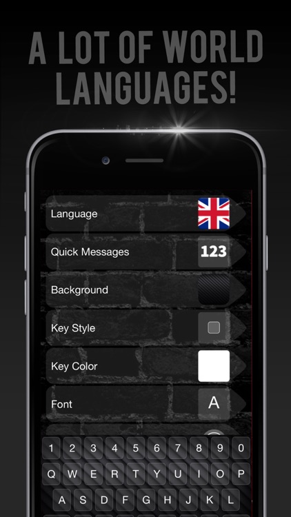 Black keyboard Themes – Cool Fonts Changer screenshot-3